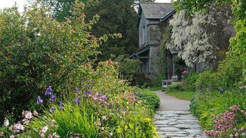 The garden in the summertime at Hill Top, Cumbria